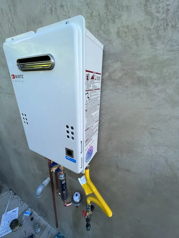 Tankless water heater installation for Homestead homes