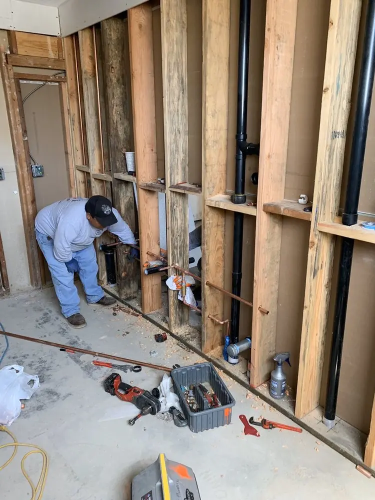 Commercial rough-in plumbing for Gas Line Repair in Homestead